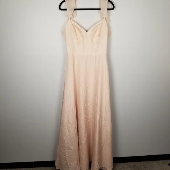 NWT Marchessa Notte Bridesmaid Gown Pink Blush Sz 12 - Picture 6 of 7